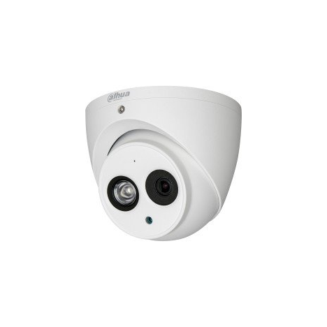 HDCVI купольная камера Dahua DH-HAC-HDW2221EMP-A-0280B 2Мп, фикс. объектив 2.8мм, ИК до 50м, DC12В, встр. микр., WDR, IP67