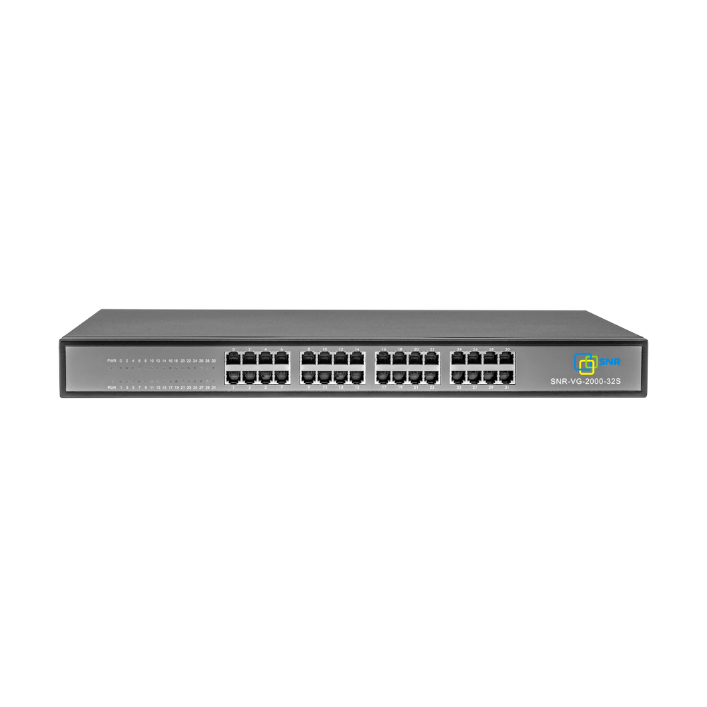 Шлюз VoIP SNR, 32 FXS, 4 RJ45, 32 SIP аккаунта
