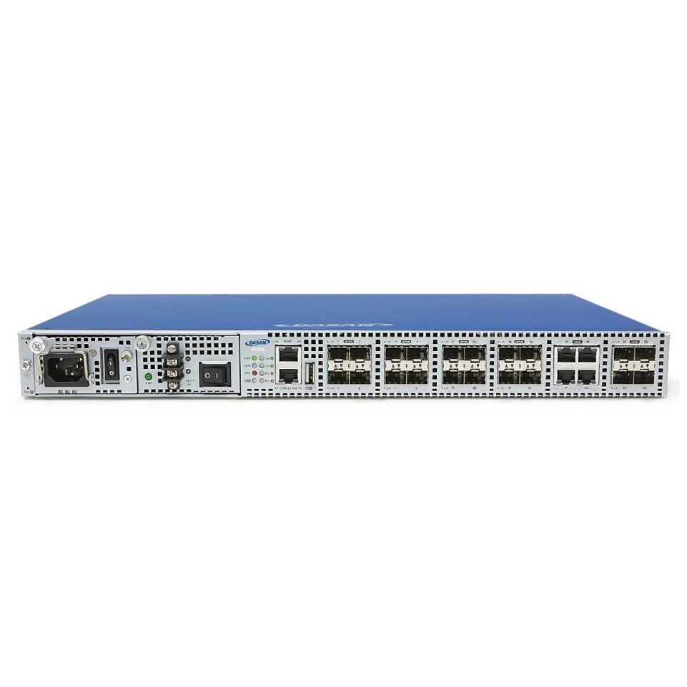 Станционный терминал OLT с 16 портами GPON (SFP) и 4 порта 10G/SFP+, 4 портами 10/100/1000-Base-T/SFP
