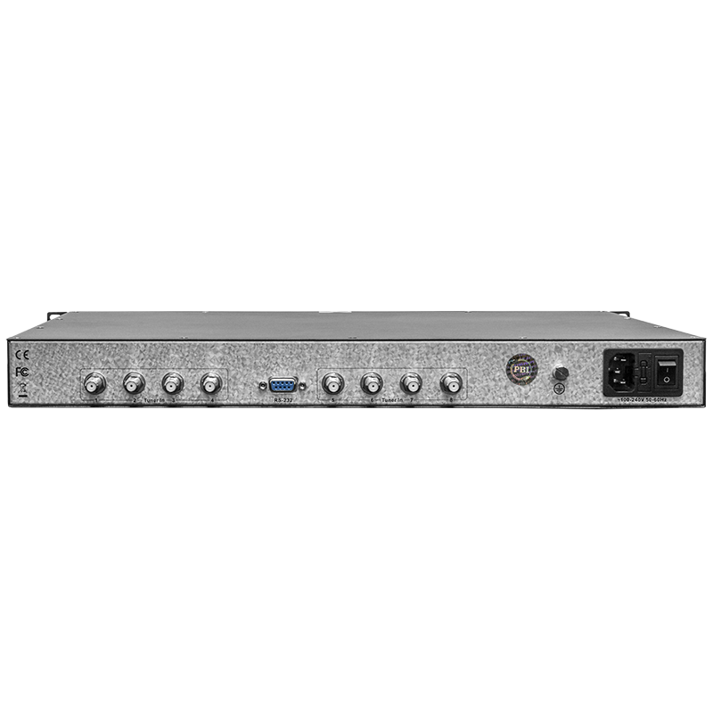 Приемник цифровой SD/HD 8-и тюнерный DVB-S/S2 PBI DXP-8000D