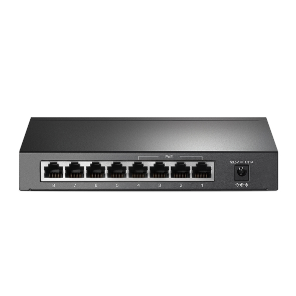8-портовый настольный 10/100 Мбит/с коммутатор TP-Link TL-SF1008P с 4 портами PoE+