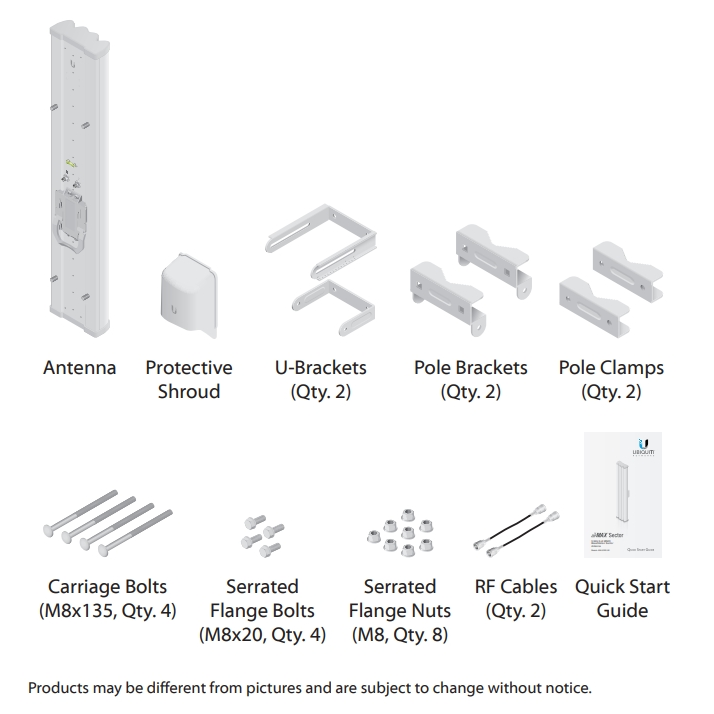 Антенна секторная Ubiquiti AirMax Sector 5G-20-90
