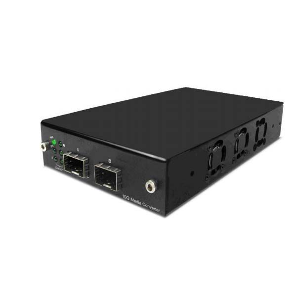 Медиаконвертер 10GbE SFP+ /  SFP+