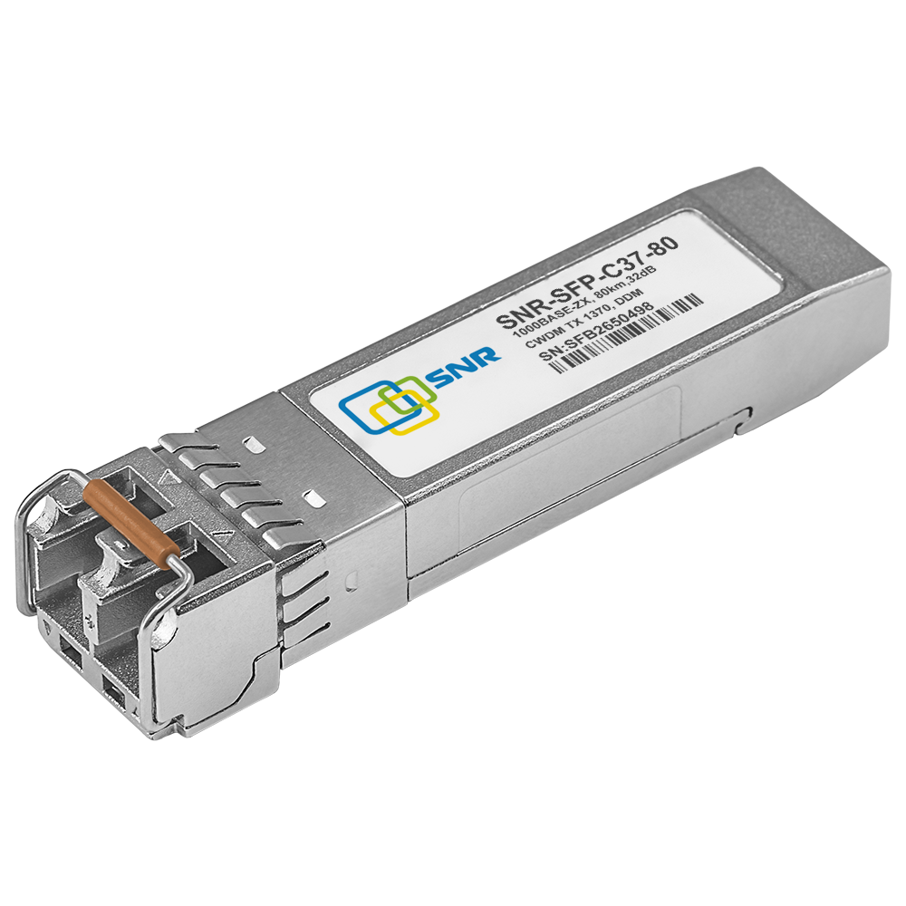 Модуль SFP CWDM оптический, дальность до 80км (32dB), 1370нм