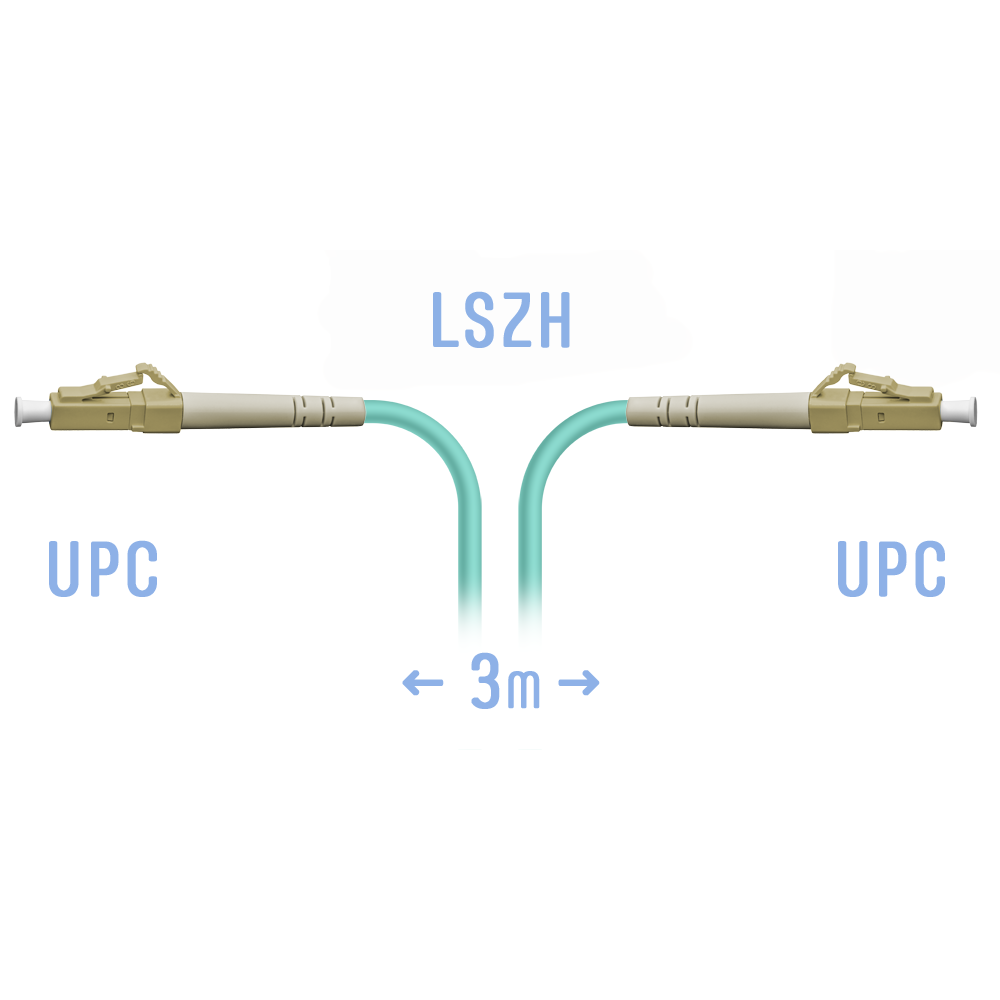 Патчкорд оптический LC/UPC MM 3m