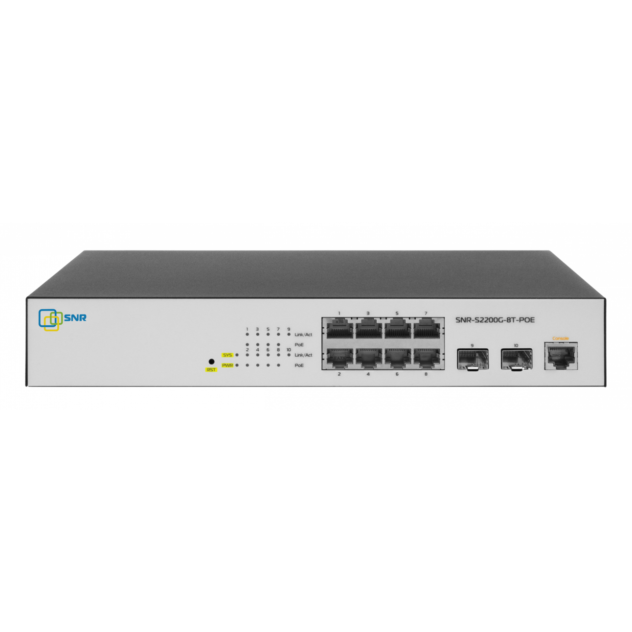 Управляемый POE коммутатор уровня 2 SNR-S2200G-8T-POE