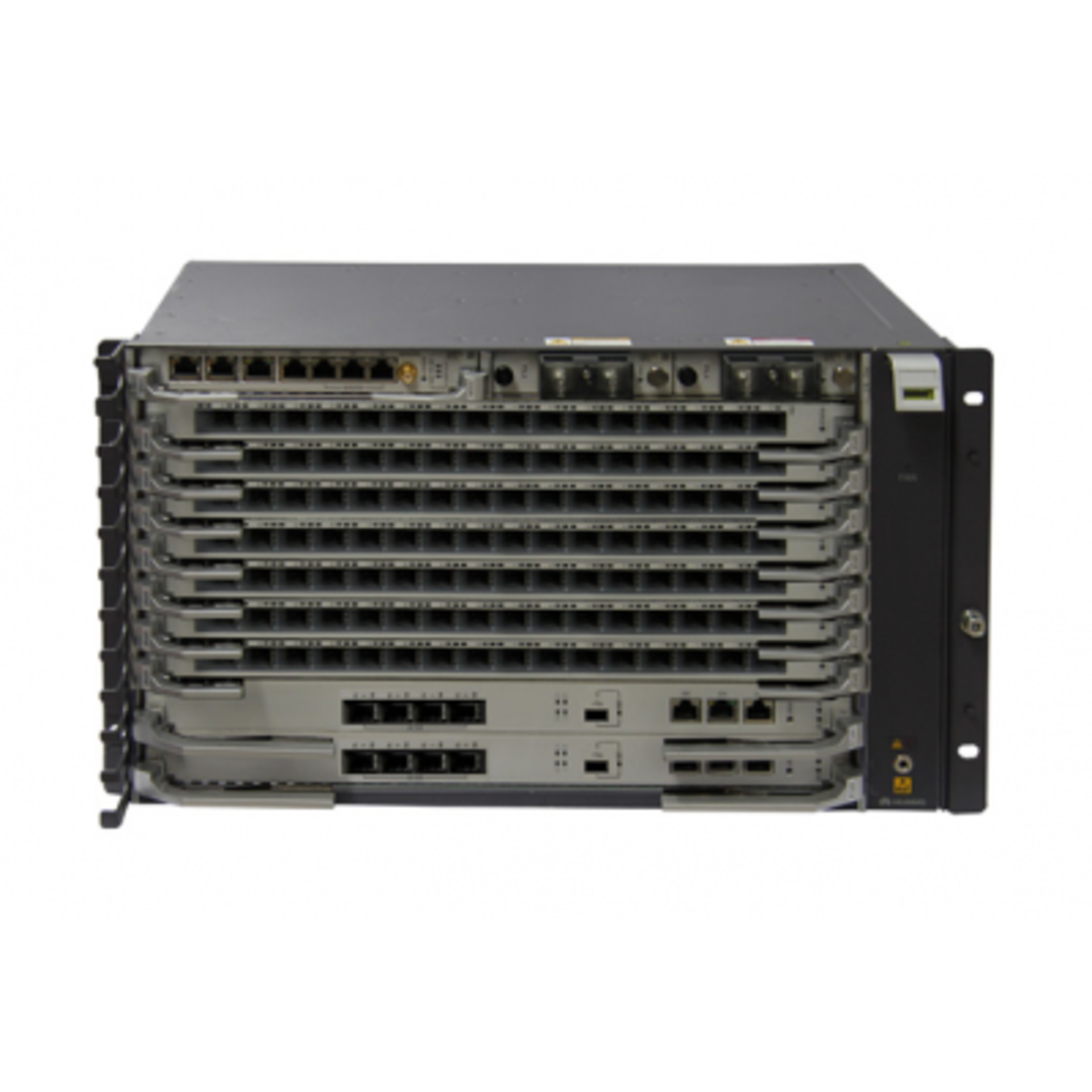 6RU шасси Huawei OLT GPON, 7 слотов для установки интерфейсных модулей, 4x10G порта