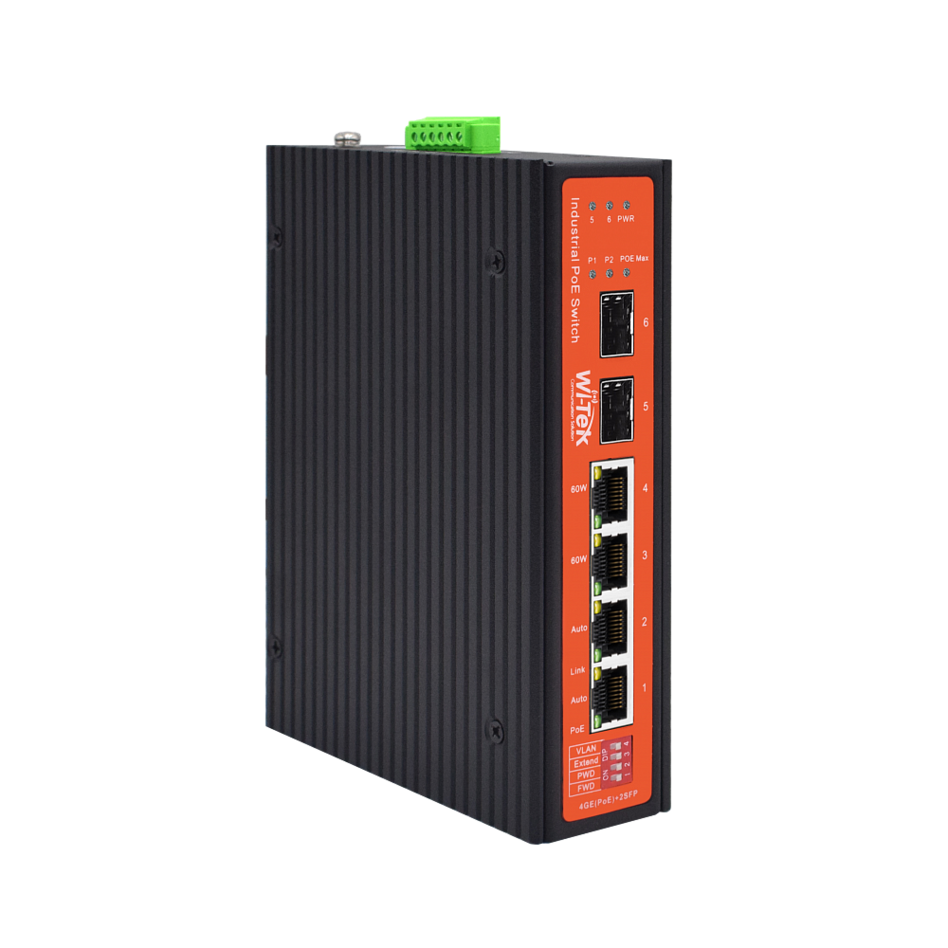 Промышленный неуправляемый коммутатор Wi-Tek PS306GF-I v2