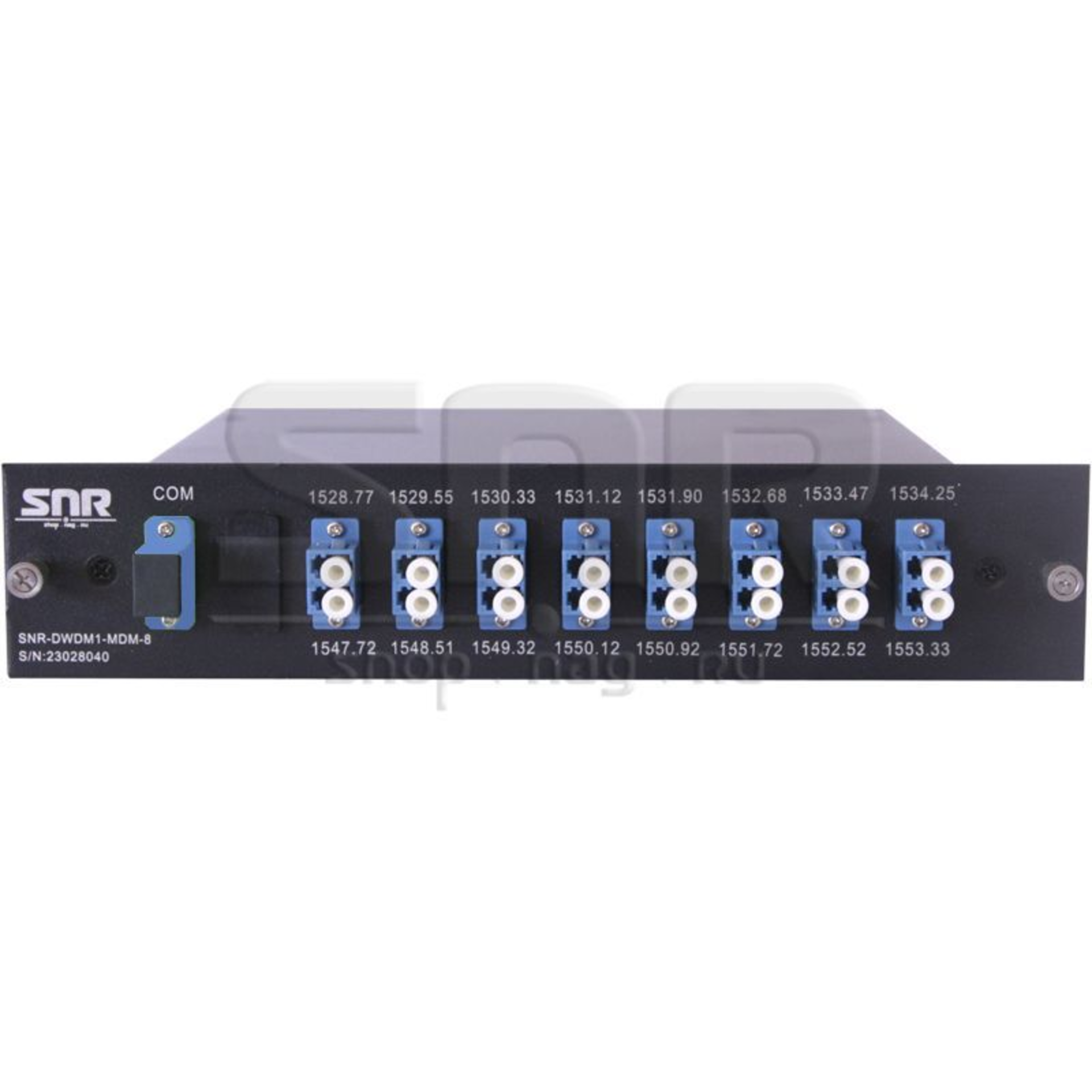 Мультиплексор DWDM одноволоконный 8-канальный в 1/2-слоте