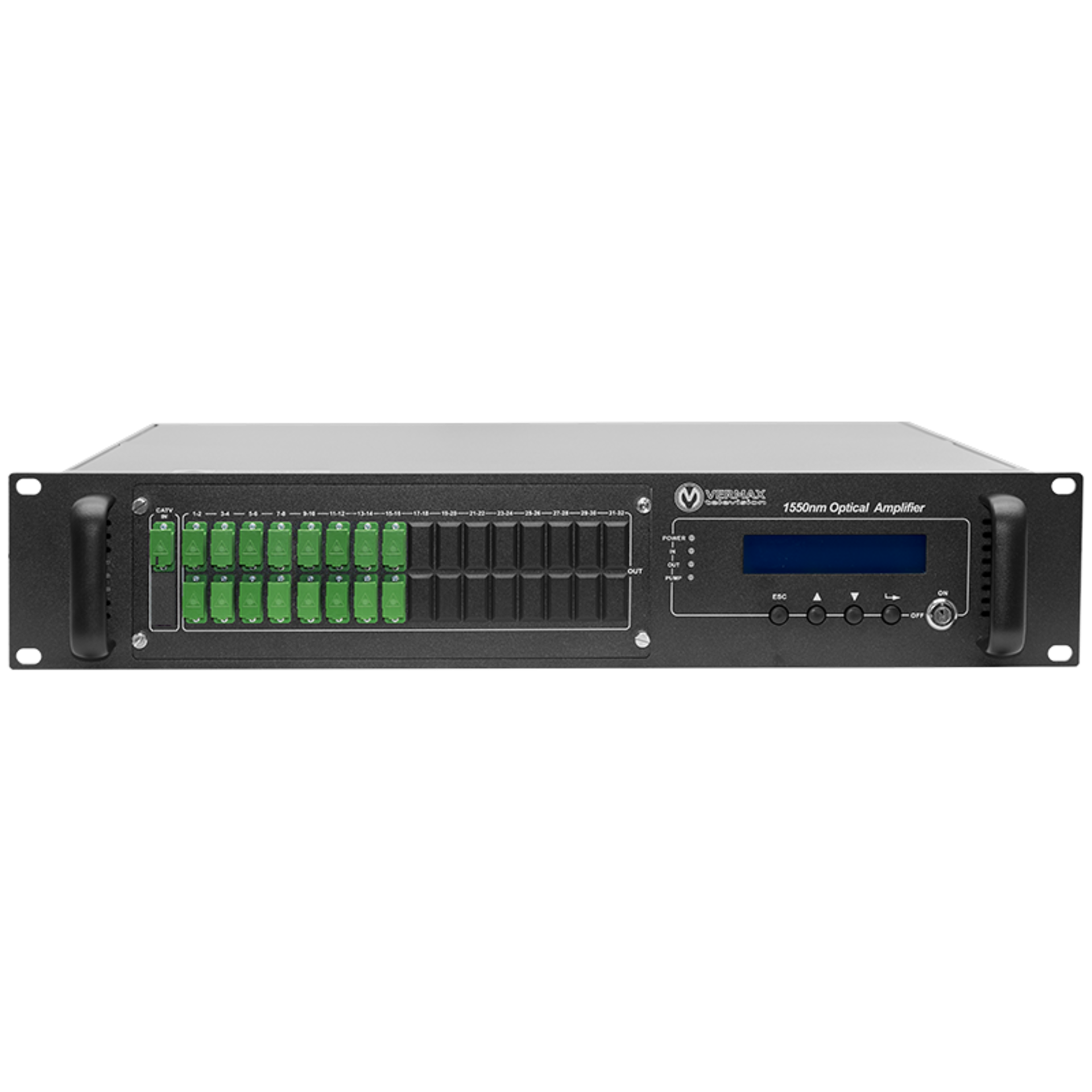 Оптический усилитель VERMAX для сетей КТВ, 16*20dBm