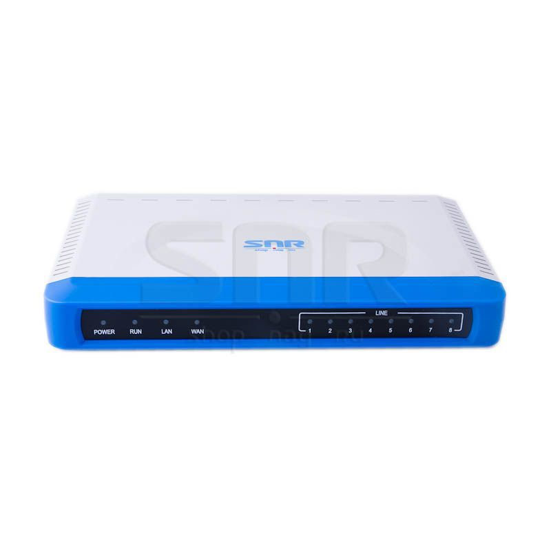 Шлюз VoIP SNR, 8 FXO, 2 RJ45