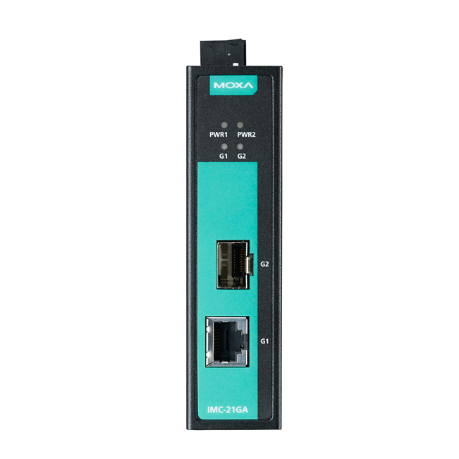 IMC-21GA-T Медиаконвертер Gigabit Ethernet 10/100/1000BaseTX в 100/1000BaseSFP в металлическом корпусе с расширенным диапазоном температур