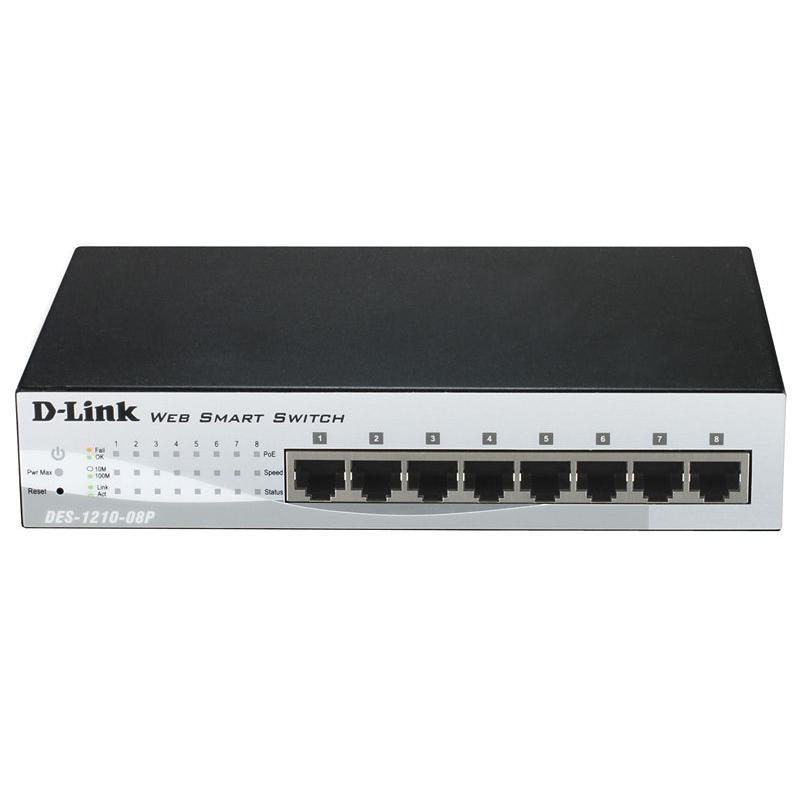 Коммутатор D-Link DES-1210-08P