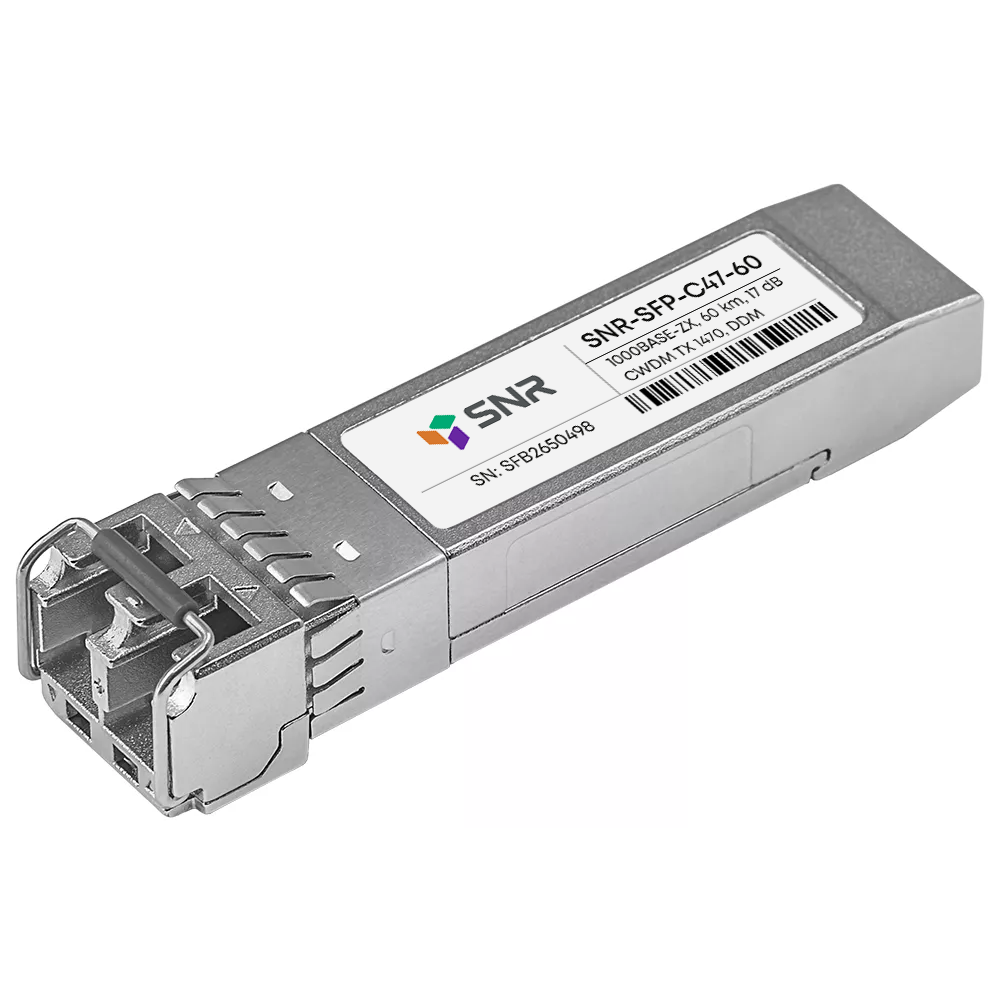 Модуль SFP CWDM оптический, дальность до 60км (17dB), 1470нм