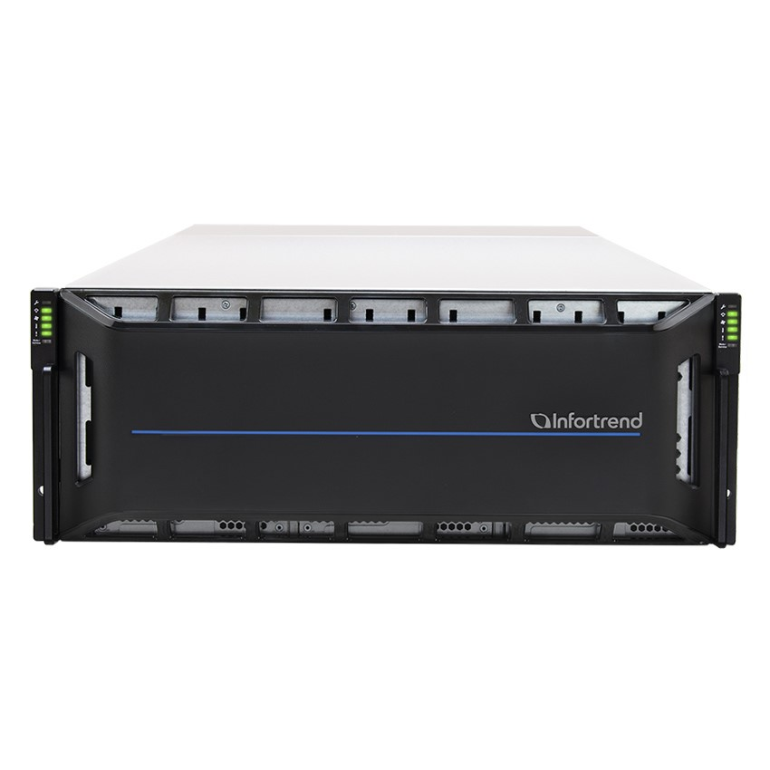 Система хранения данных Infortrend CS2060G (1xCtrl, до 60xHDD, 2xSAS12G внеш., 4x16GB, 4x10G портов iSCSI)