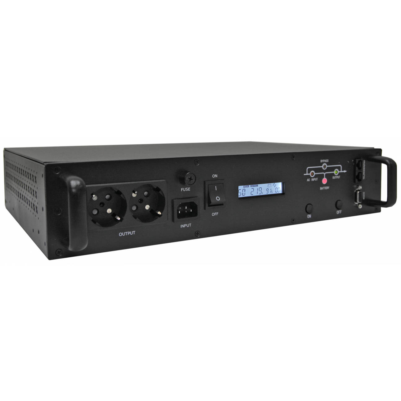 Источник бесперебойного питания Line-Interactive, 1000 VA, Rackmount LCD (чистый синус на выходе), уценка после ремонта
