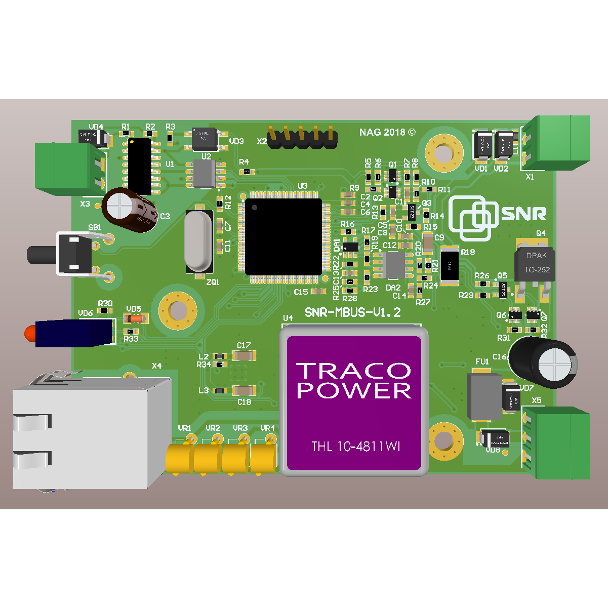 Конвертер интерфейсов Ethernet-MBus