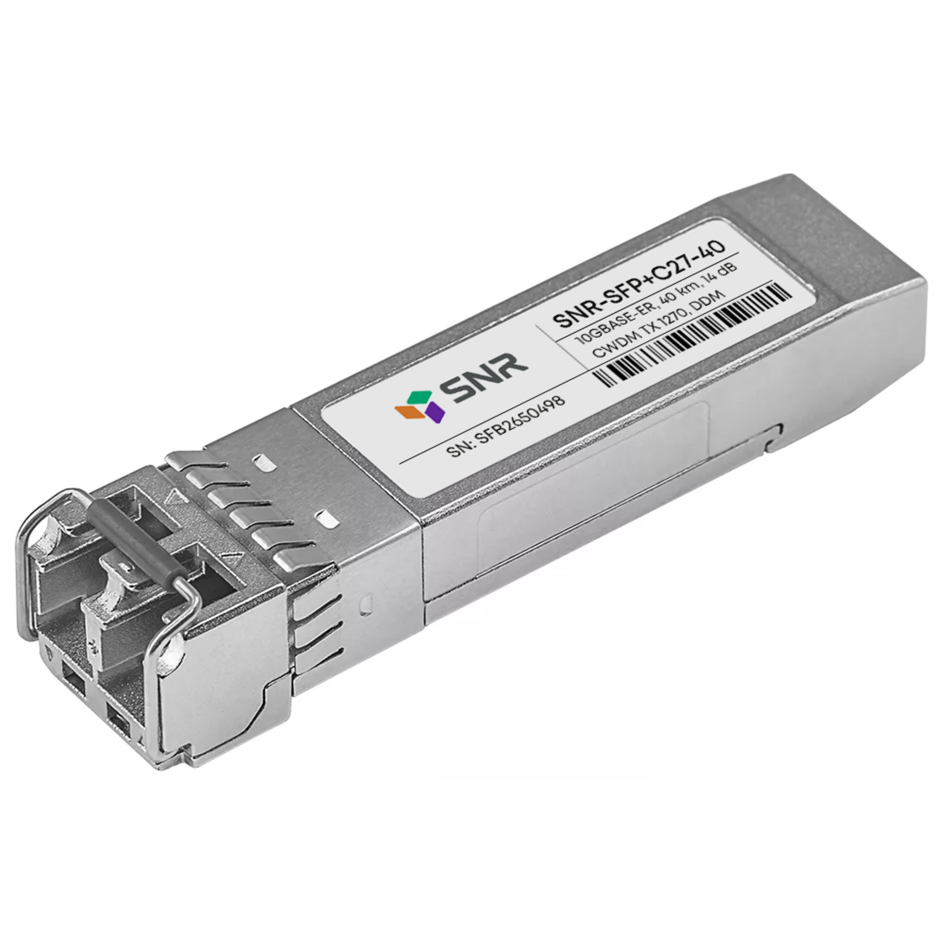 Модуль SFP+ CWDM оптический, дальность до 40км (14dB), 1270нм