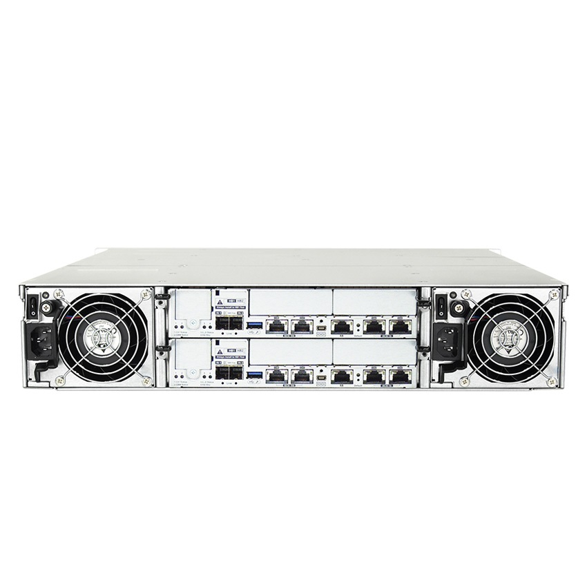 Система хранения данных Infortrend GS3024RCBF-D (2xCtrl, до 24xHDD, 4xSAS12G внеш. порт, 4x4GB, 4x1G порта iSCSI)
