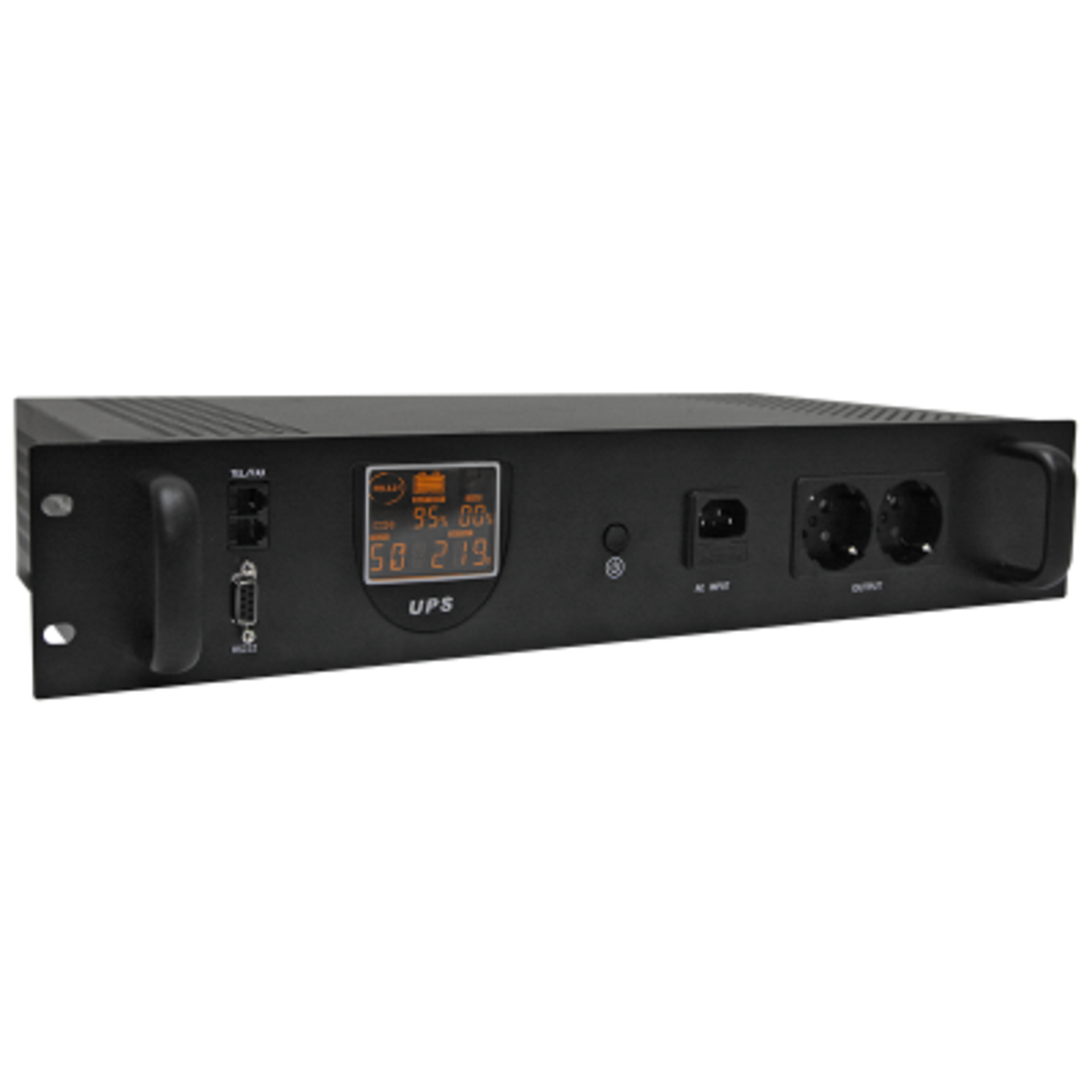 Источник бесперебойного питания Line-Interactive, 600 VA, Rackmount LCD