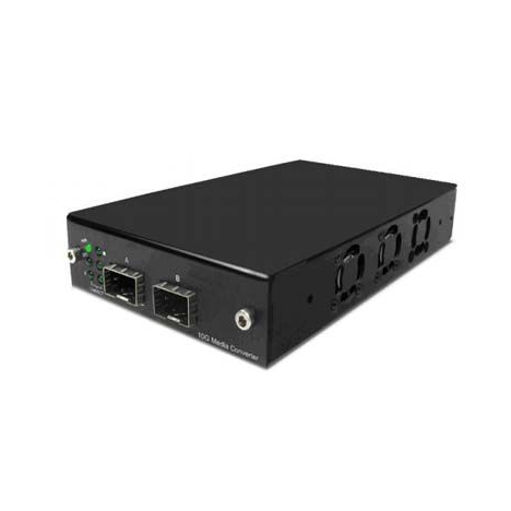 Медиаконвертер 10GbE SFP+ /  SFP+