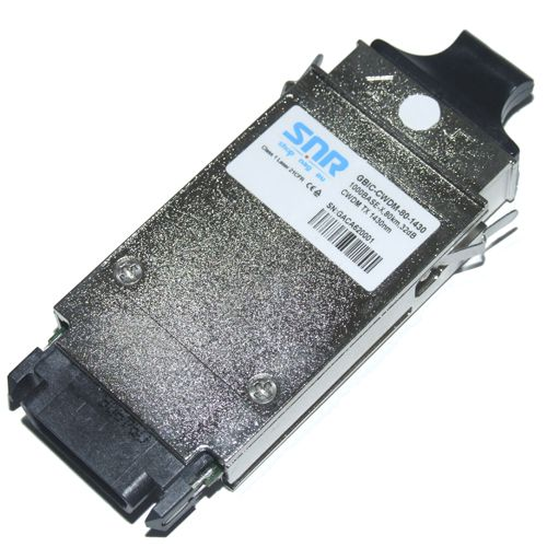 Модуль GBIC CWDM оптический, дальность до 80км (32dB), 1430нм