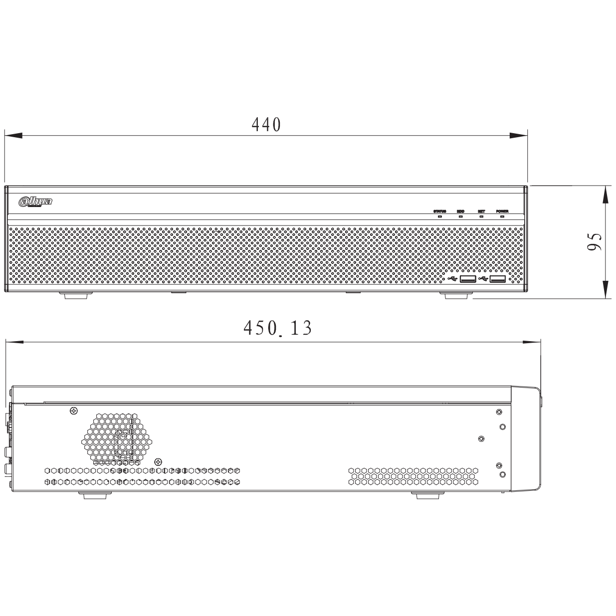 IP Видеорегистратор Dahua DHI-NVR5832-4KS2 до 32 камер, до 12 Мп, 8 HDD до 48 Тб(полный комплект, незначительные следы эксплуатации)