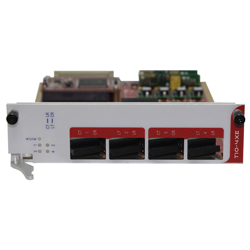 Карта 10G транспондера Orion с EFEC, 4 XFP порта