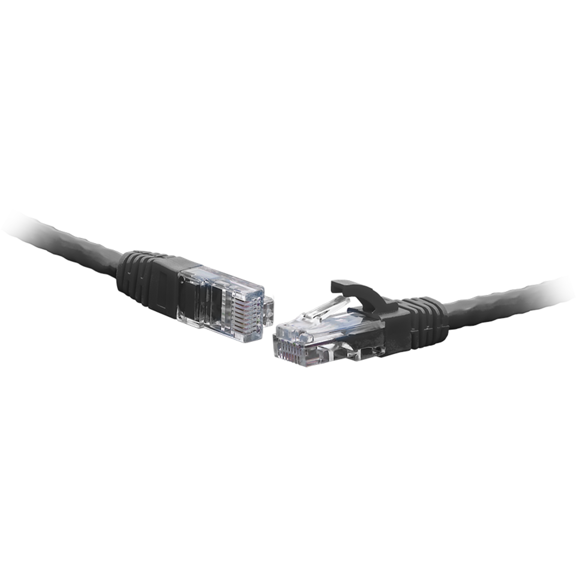 Коммутационный шнур F/UTP 4-х парный cat.5e 0.3м LSZH standart чёрный