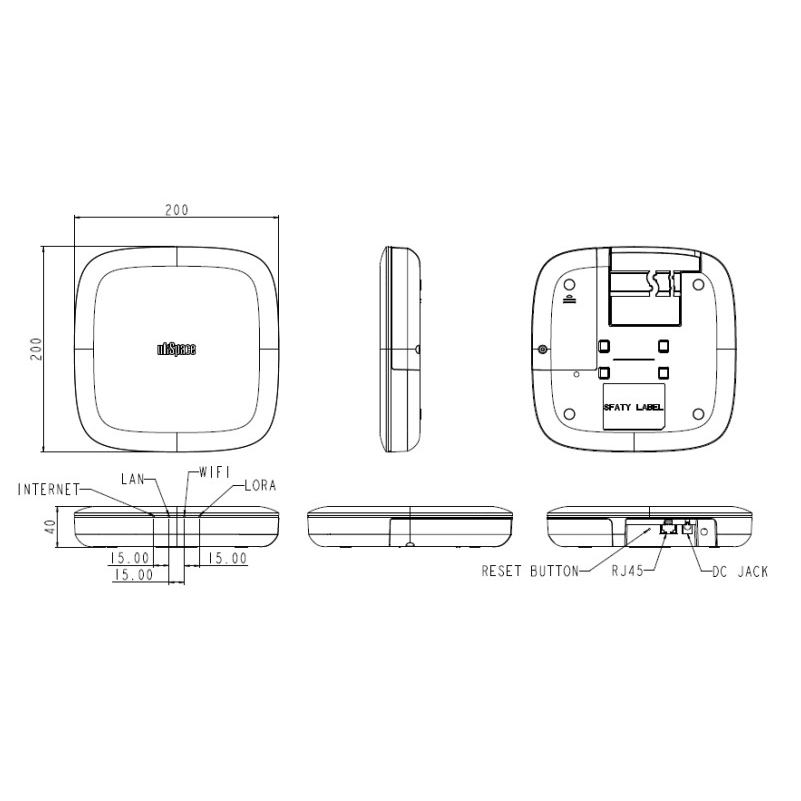 Базовая станция UfiSpace Pico V1.5 Enterprise WiFi Indoor EU868