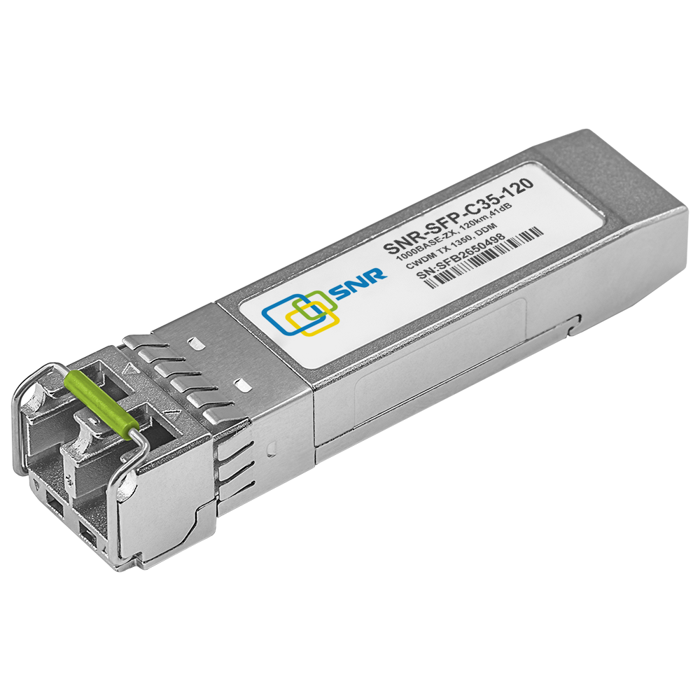 Модуль SFP CWDM оптический, дальность до 120км (41dB), 1350нм