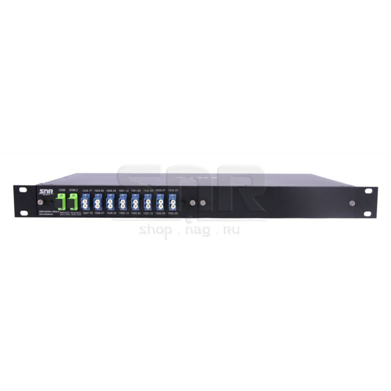 Мультиплексор DWDM двухволоконный 8-канальный в 1/2-слоте