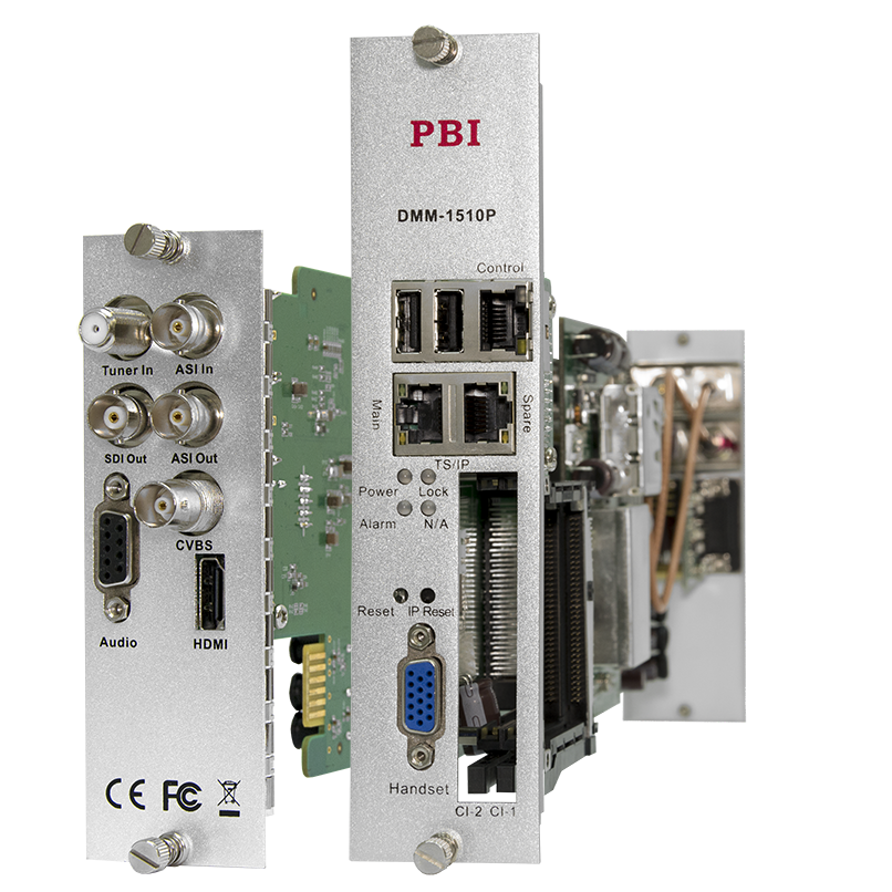 Модуль профессионального IRD приемника PBI DMM-1510P-32S2 для цифровой ГС PBI DMM-1000