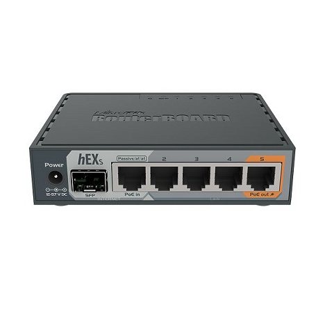 Маршрутизатор MikroTik hEX S RB760iGS