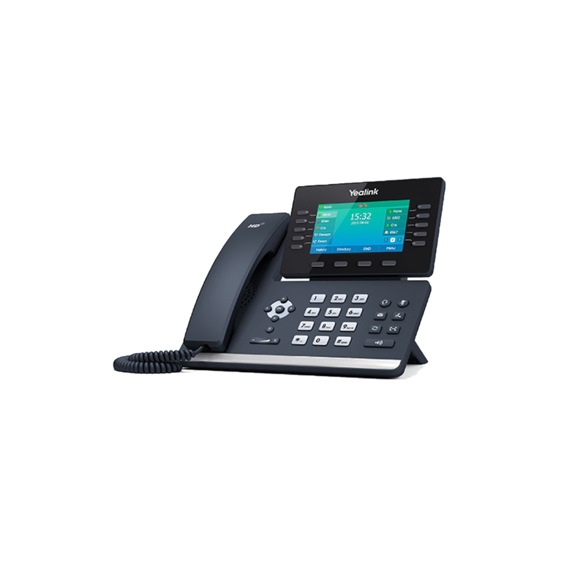 IP-телефон  Yealink SIP-T54W, 16 аккаунтов, Bluetooth,WiFi, USB, GigE, цветной экран, без БП