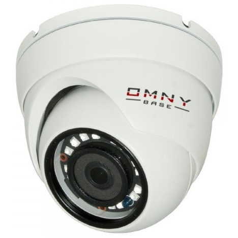 IP камера OMNY BASE miniDome2-U миникупольная 2Мп (1920x1080) 30к/с, 2.8мм, F1.8, 802.3af A/B, 12±1В DC, ИК до 25м, EasyMic, DWDR, USB 2.0 (уценка)