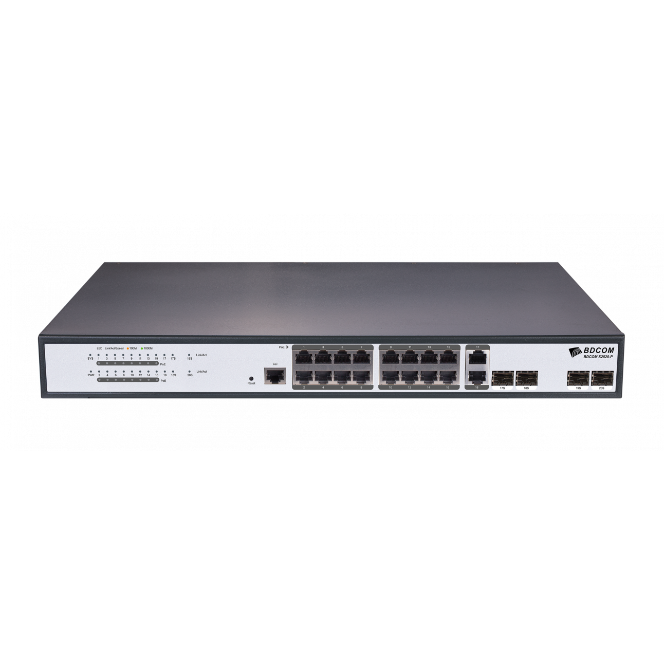Управляемый POE коммутатор уровня 2 BDCOM S2520-P