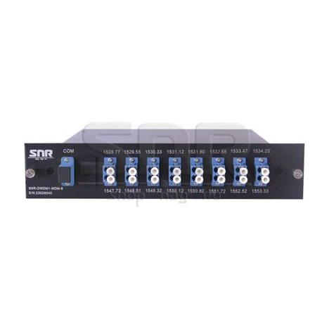Мультиплексор DWDM одноволоконный 8-канальный в 1/2-слоте