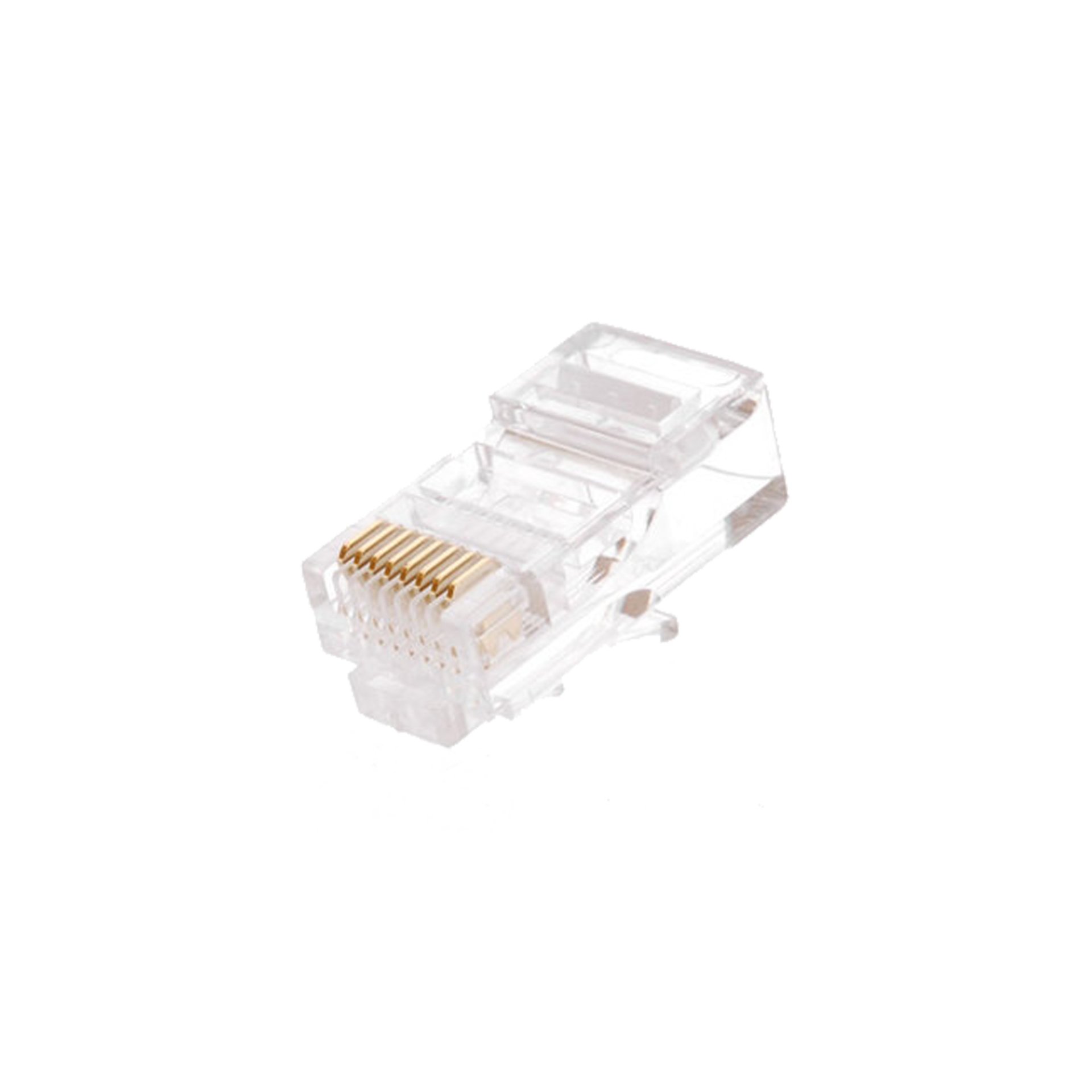 Коннектор NETLAN RJ45/8P8C под витую пару, Кат.5e (Класс D), неэкранированный, уп.100 шт.