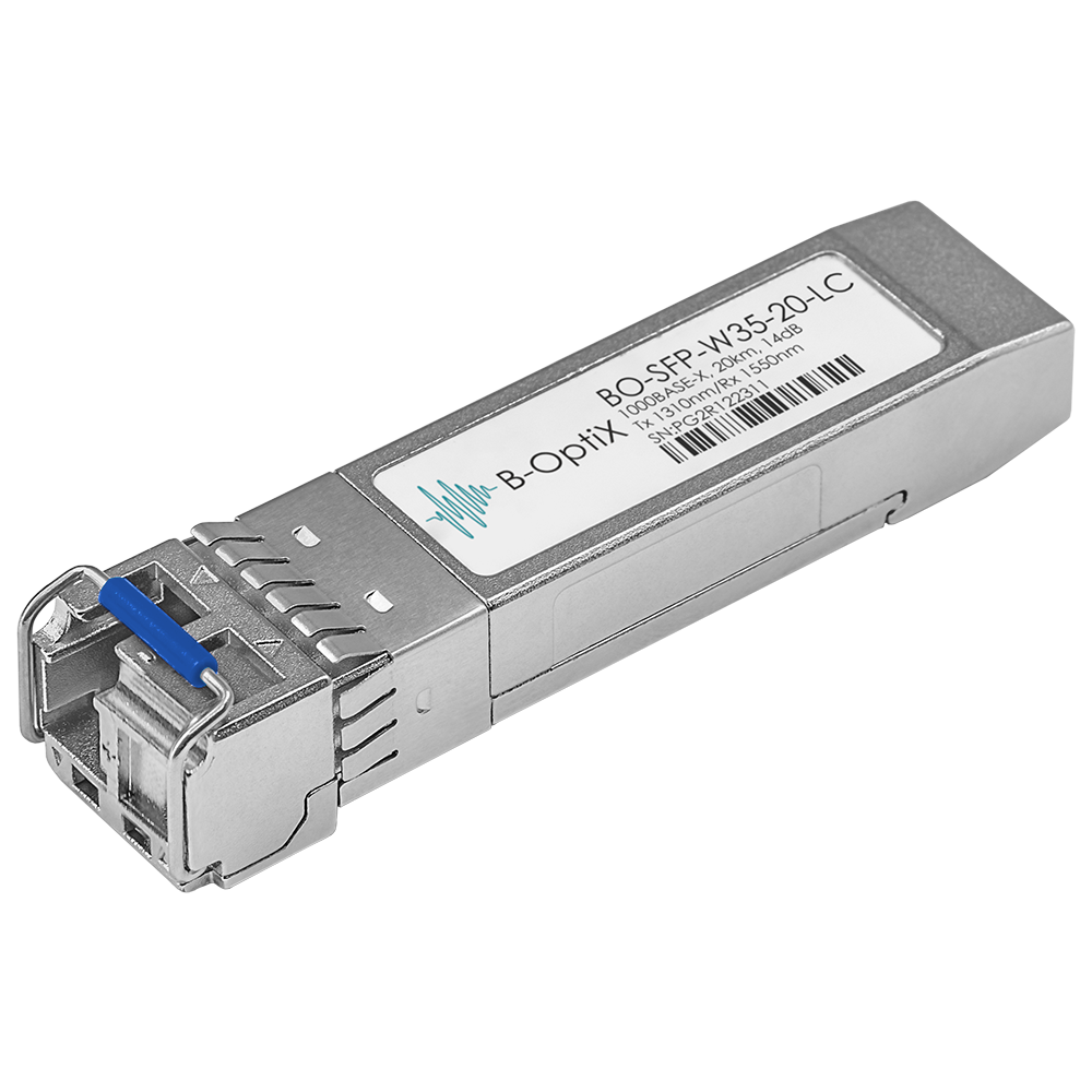 Модуль B-OptiX SFP WDM, дальность до 20км LC (14dB), 1310нм