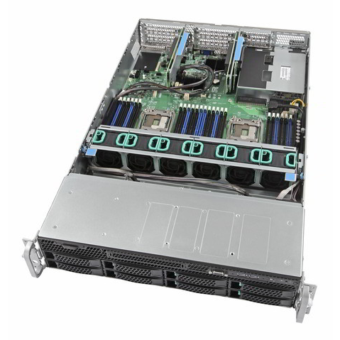 Серверная платформа Intel R2308WTTYSR 2U, 2xE5-2600V3/V4, 24xDDR4, 8x3.5 HDD, 1+0 1100W
