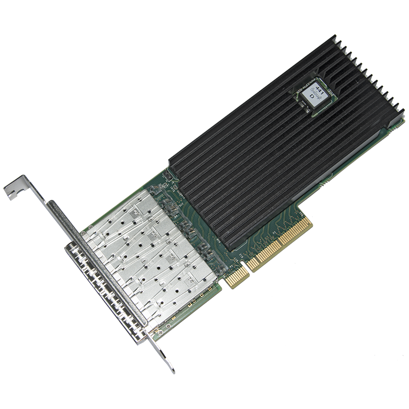 Сетевая карта 4 порта 10GBase-X (SFP+, Intel FTXL710AM1), Silicom PE310G4i71L-XR