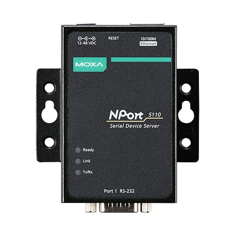 NPort 5110 1-портовый асинхронный сервер RS-232 в Ethernet MOXA