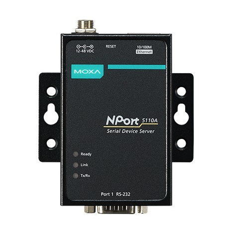 NPort 5150A 1-портовый усовершенствованный асинхронный сервер RS-232/422/485 в Ethernet MOXA