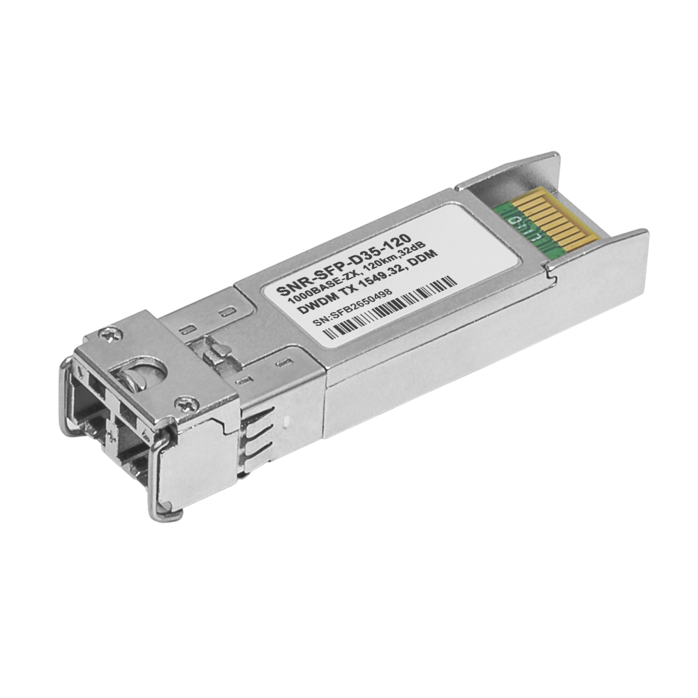 Модуль SFP 1.25G DWDM оптический, дальность до 120км (32dB), 1549.32нм