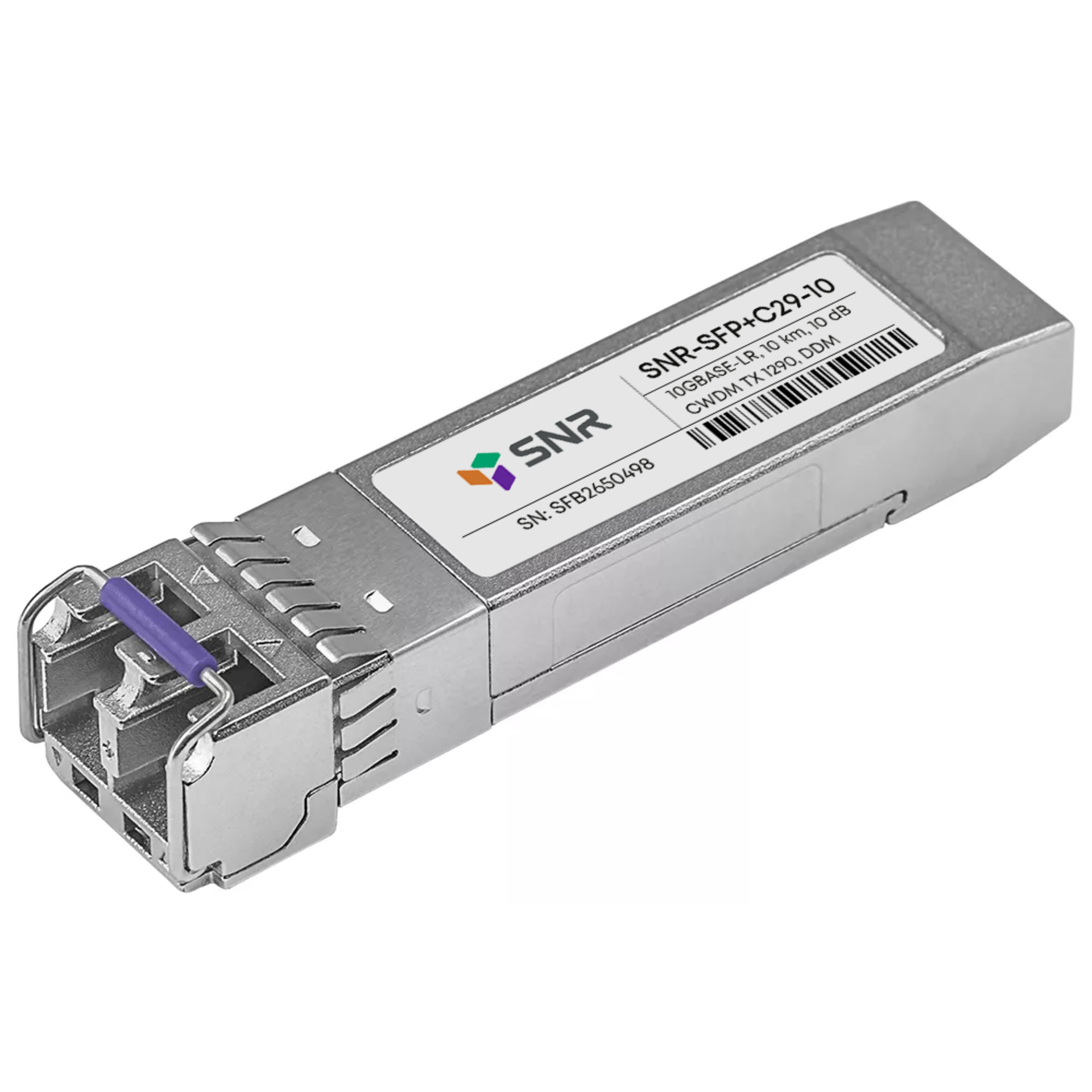Модуль SFP+ CWDM оптический, дальность до 10км (10dB), 1290нм