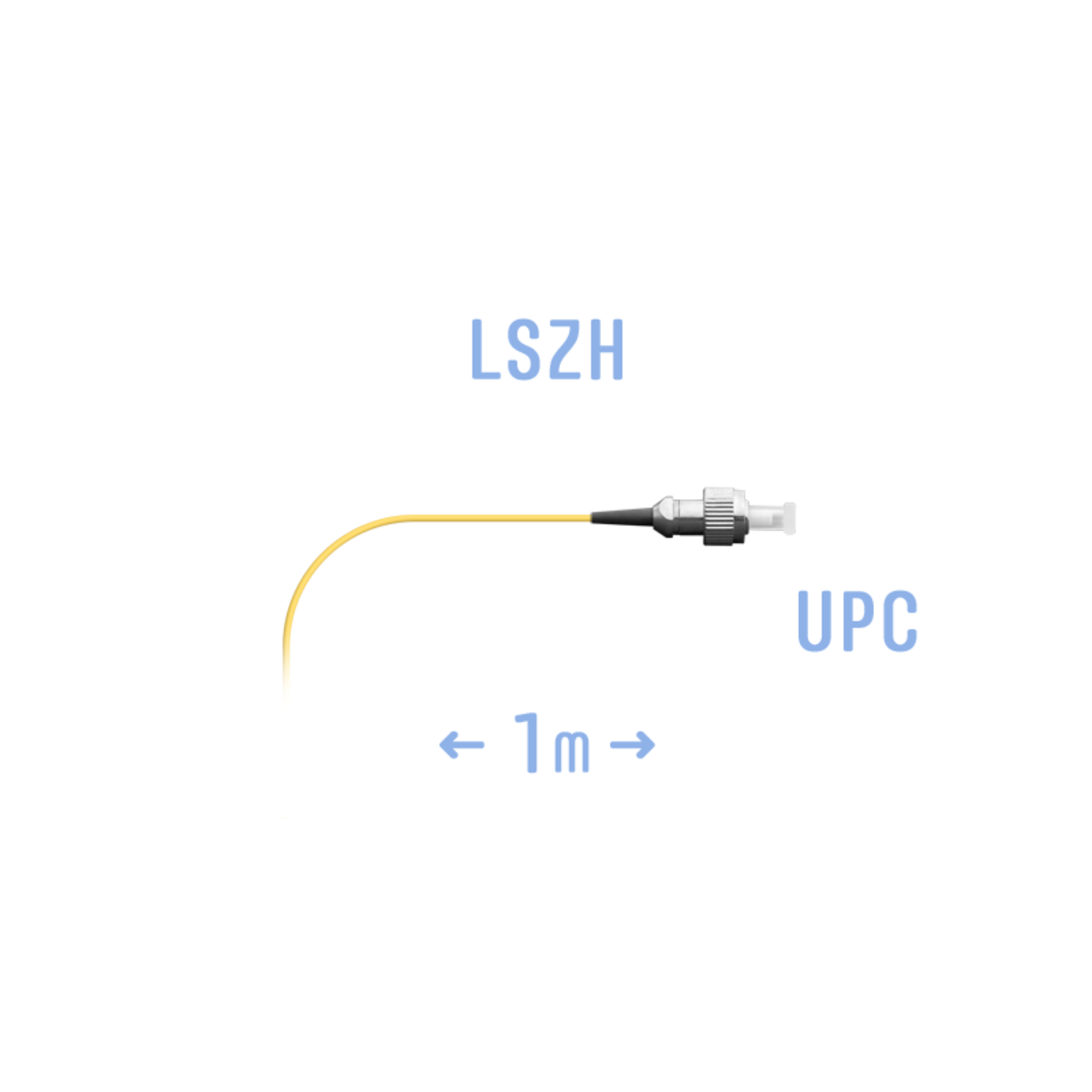 Пигтейл FC/UPC SM (0.9) 1m
