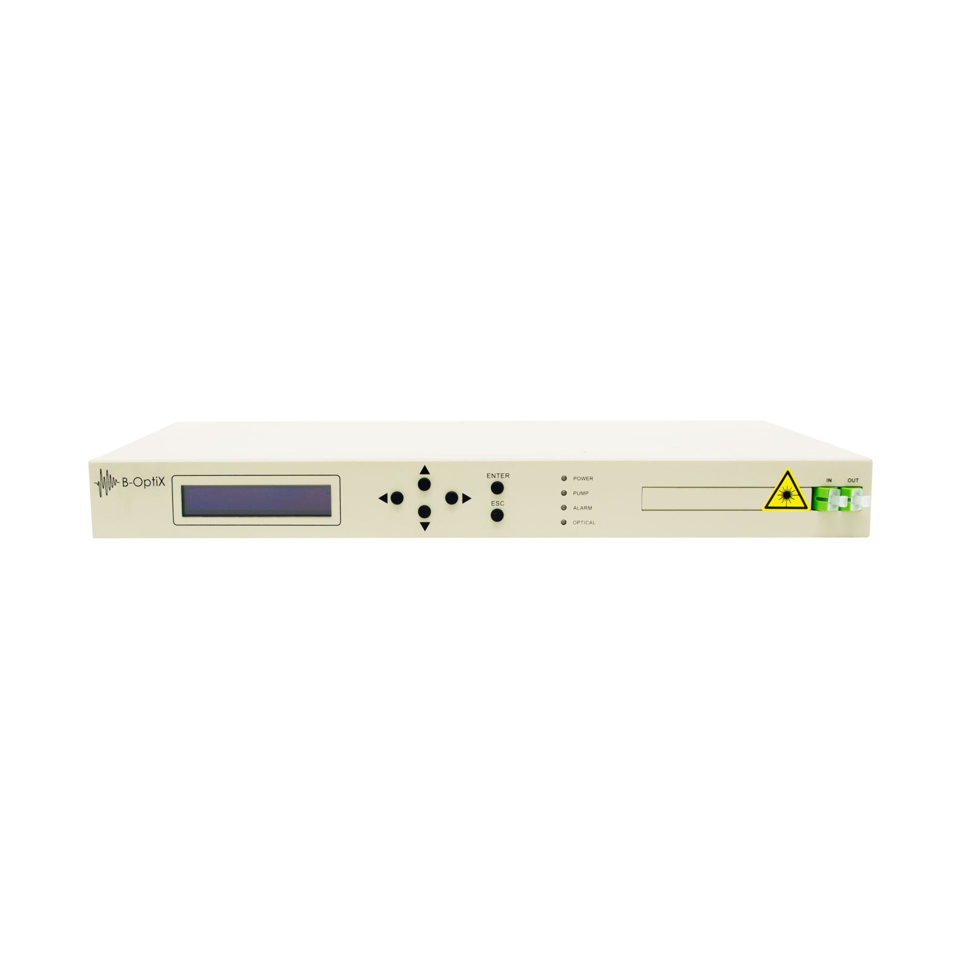 EDFA усилитель B-OptiX (booster) C-диапазона с переменным коэффициентом усиления и выходной мощностью, DC питание