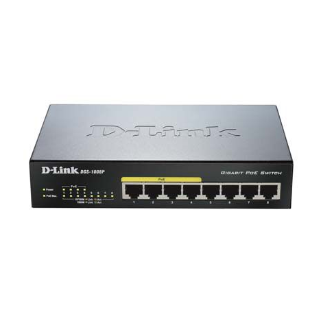 Коммутатор D-Link DGS-1008P