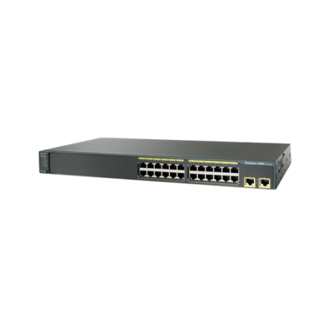 Коммутатор Cisco Catalyst WS-C2960-24TT-L (некондиция, 1 неисправный порт RJ-45)